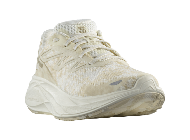 Salomon Aero Glide 2 W Løpesko Vanilla/White, maksdempet løpesko 