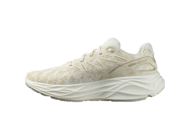 Salomon Aero Glide 2 W Løpesko Vanilla/White, maksdempet løpesko 