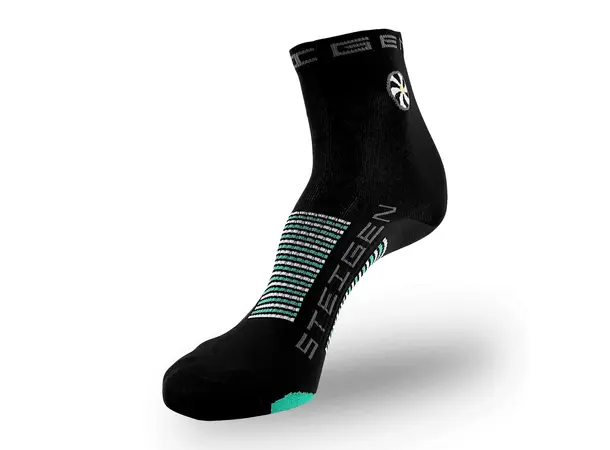 Steigen Løpesokker 1/2 Black One Size Lette sokker for sport 