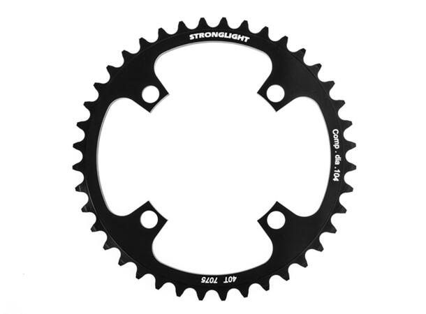 Stronglight Chainring 40T Ø104mm Single 4 hull, 9s, MTB