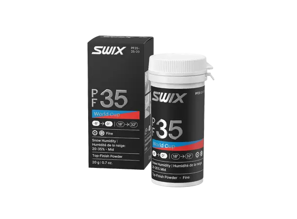 Swix PF35 WC Powder Fine Mid | -8/0 Toppfinishpulver for fin, middels tørt 