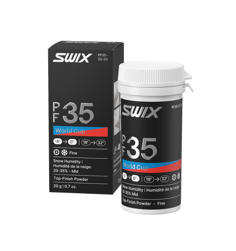 Swix PF35 WC Powder Fine Mid | -8/0 Toppfinishpulver for fin, middels tørt