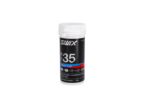 Swix PF35 WC Powder Fine Mid | -8/0 Toppfinishpulver for fin, middels tørt 