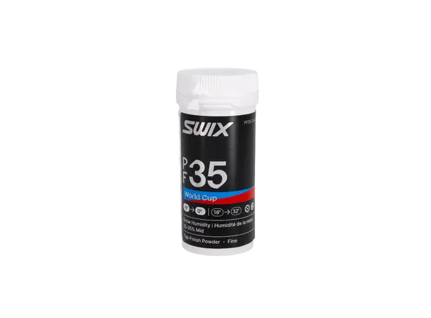 Swix PF35 WC Powder Fine Mid | -8/0 Toppfinishpulver for fin, middels tørt 