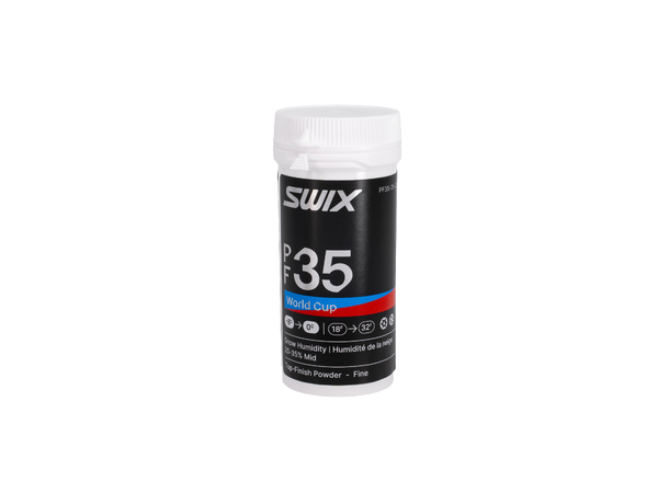 Swix PF35 WC Powder Fine Mid | -8/0 Toppfinishpulver for fin, middels tørt