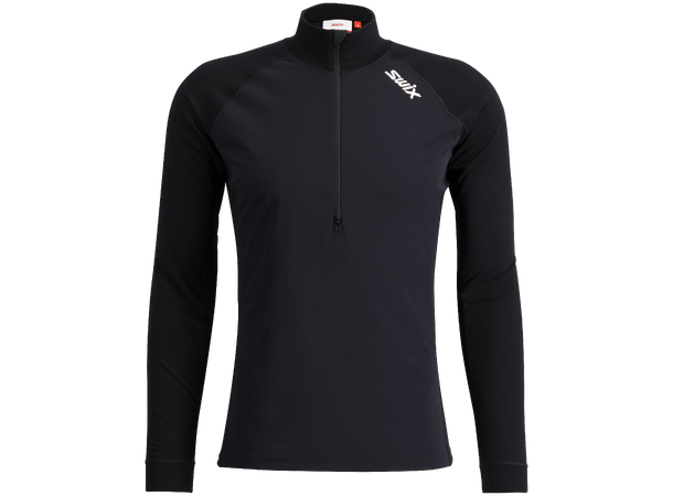 Swix RaceX Classic Wind Half Zip M Et hybrid baselayer vindfulle dager