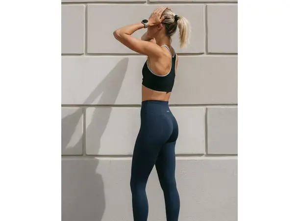 YMR Track Club Båstad Ladies Tights Funksjonell, marineblå tights til dame 