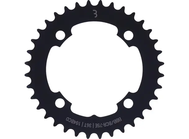 BBB Bosch E-BikeGear BCR-75E Krankdrev 36T, 104BCD/4-arm, 1/2x3/32" 