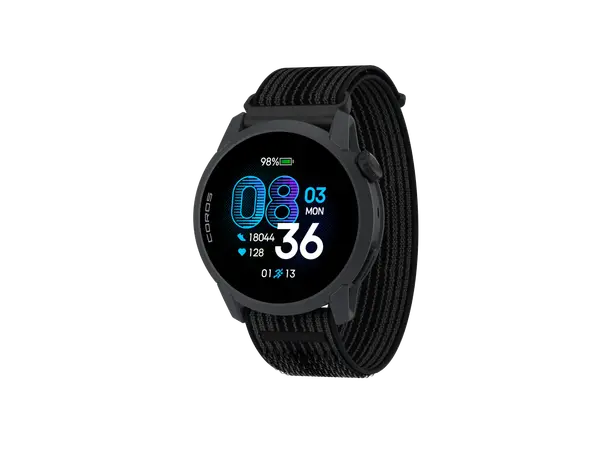 Coros Watch Pace 4 Nylon Black Ultlralett AMOLE GPS klokke 