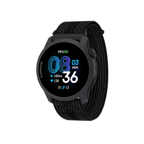 Coros Watch Pace 4 Nylon Black Ultlralett AMOLE GPS klokke