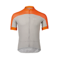 POC Essential Road Logo Jersey M L Zink orange/ Granite grey