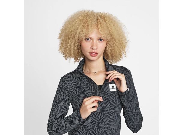 SAYSKY W Reflective Pace 1/2 Zip LS 1/2 Zip Long Sleeve med refleks 