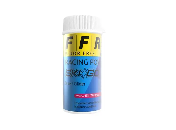 Skigo FFR Blue Pulver | -3/-10 Racingprodukt for kald fin og ny snø 