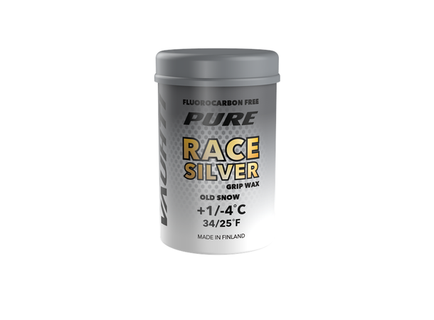 Vauhti Pure Race Silver | +1/-4 Festevoks for gammel snø/grov snø