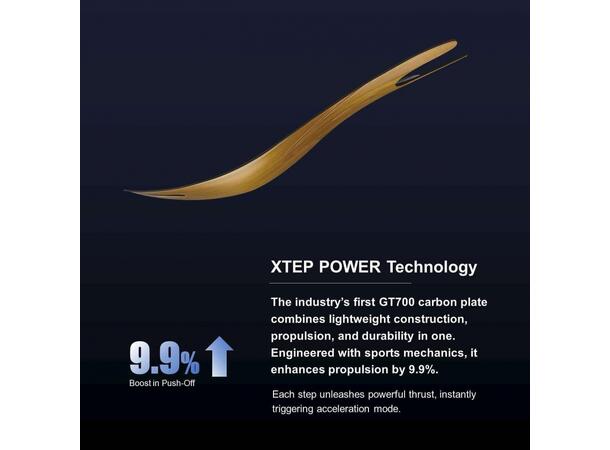 Xtep 160x 6.0 PRO 37,5 Konkuransesko med Karbonplate 