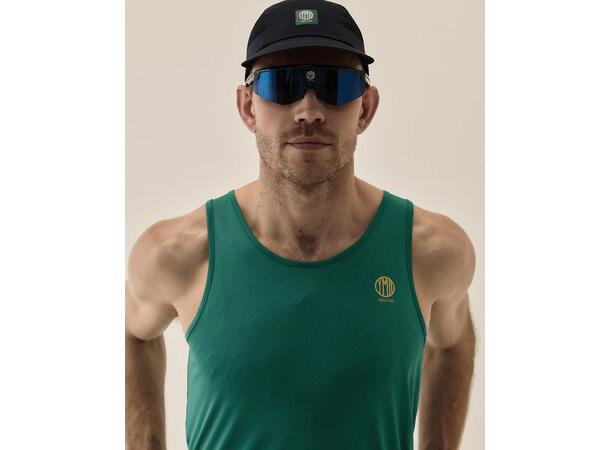 YMR Track Club Nordic Runrise Cap Navy Hvit løpecaps med god lufting (OZ) 