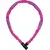 Abus Kjettinglås 4804 Combo Pink 4mm, 75cm lengde, level 4 av 15 