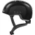 ABUS Skrub Kid, Shiny Black, M Moderne og allsidog barnehjelm 