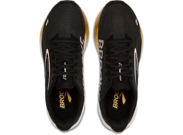 Brooks Hyperion Max 2 Women Black/gold/pink, responsiv supertrainer 