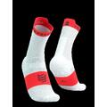 Compressport Pro Racing v4.0 Run High 42 -44 White/Fluo Red