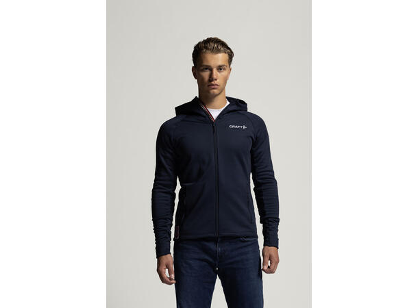 Craft NOR Explore Power Fleece M Fleece-hettejakke til herre, VM-Fleecen 