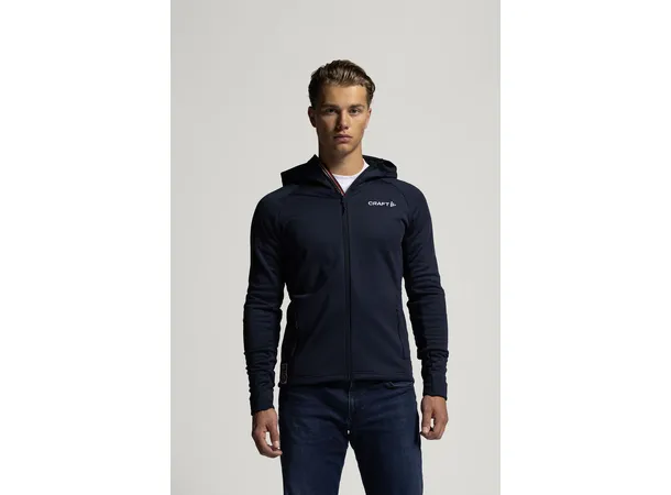 Craft NOR Explore Power Fleece M Fleece-hettejakke til herre, VM-Fleecen 