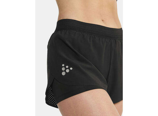 Craft PRO Hypervent Split Shorts 2 W Lett løpeshorts med splitt, sort