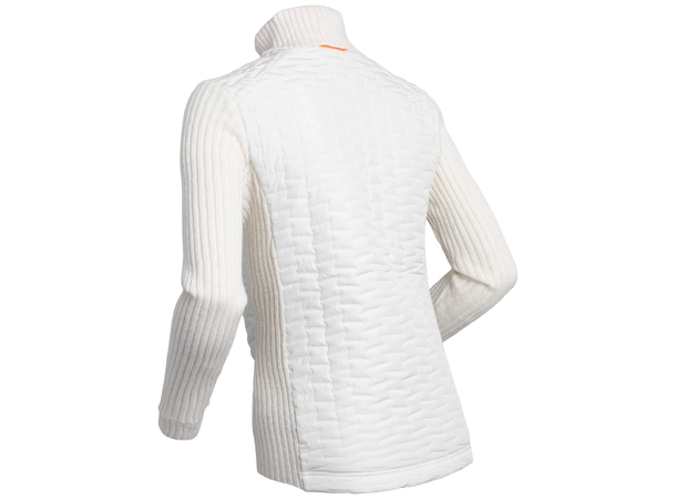 Dæhlie Full Zip Comfy Wmn Varm full-zip genser, Snow white 