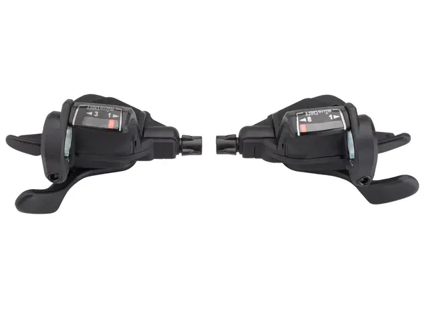 Microshift Mezzo 3x7 Girsjalter Sett 3x7-delt, m/display, Shimano komptibelt 