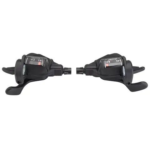 Microshift Mezzo 3x7 Girsjalter Sett 3x7-delt, m/display, Shimano komptibelt