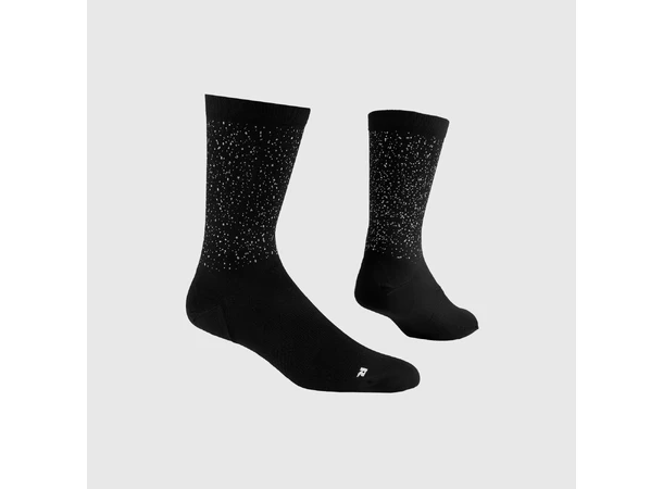 SAYSKY Combat Reflective High Socks Sorte sokker med reflekterende detaljer 
