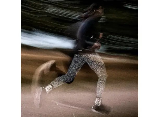 SAYSKY Combat Reflective High Socks Sorte sokker med reflekterende detaljer 