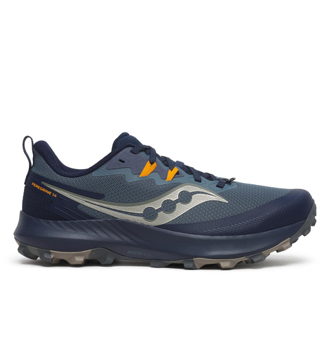 Saucony Peregrine 14 Herre Terrengl&#248;pesko, Dusk/navy