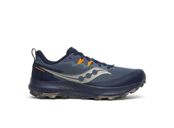 Saucony Peregrine 14 Herre Terrengløpesko, Dusk/navy