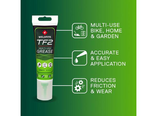Weldtite TF2 Multi-Use Grease Proff fett for tung belastning 