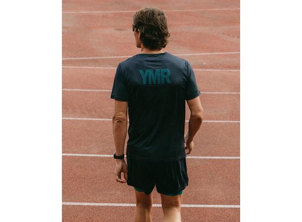 YMR Track Club Runrise T-shirt (M) Lett og hurtigtørkende t-skjorte 