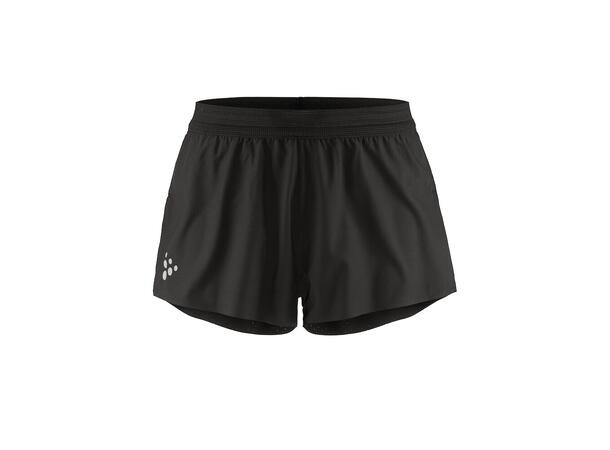 Craft PRO Hypervent Split Short 2 M Løpe-shorts med splitt, Sort
