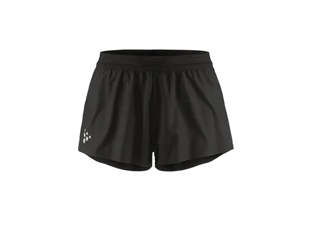 Craft PRO Hypervent Split Short 2 M Løpe-shorts med splitt, Sort 