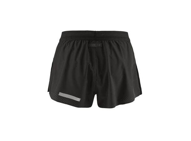 Craft PRO Hypervent Split Short 2 M Løpe-shorts med splitt, Sort