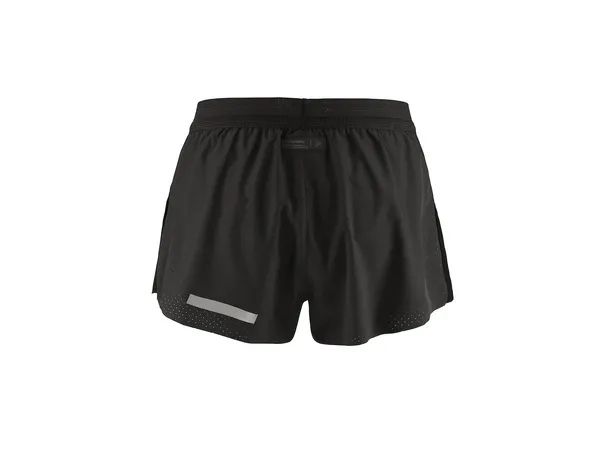 Craft PRO Hypervent Split Short 2 M Løpe-shorts med splitt, Sort 