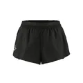 Craft PRO Hypervent Split Shorts 2 W XS Lett løpeshorts med splitt, sort