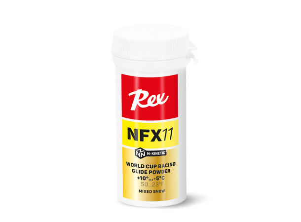 Rex NFX11 Yellow Powder +10/-5 Racingpulver for blandet snø