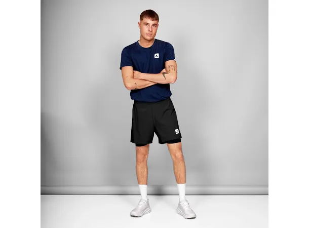 SAYSKY Clean Combat Pro T-shirt Lett og luftige løpe t-skjorte, blå 