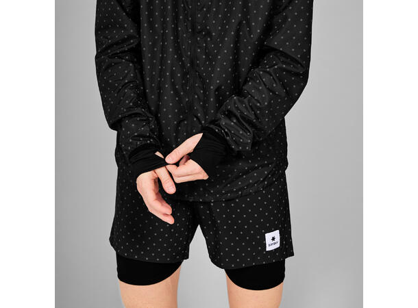 SAYSKY W Reflective Polka Blaze Jacket Lett, vindtett løpejakke for kvinner