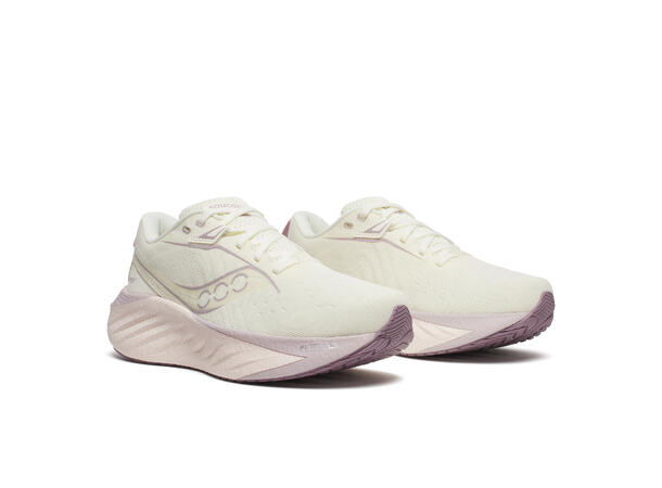 Saucony Triumph 22 Løpesko Dame Vanilla, komfortabel mengdeløpesko
