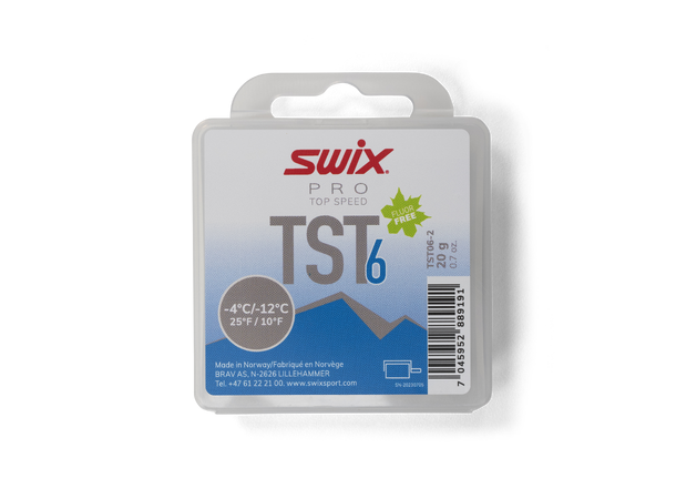 Swix TS6 Turbo Blå -4/-12 20g Fluorfri toppingsåpe