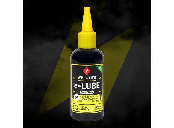 Weldtite e-Lube, 100ml Premium smøring for elsykkel-drivverk 