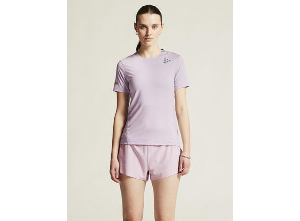 Craft PRO Hypervent Tee 2 Wmn Aster Lett løpe-t-skjorte til dame 