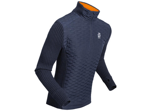 Dæhlie Half Zip Comfy 2.0 Navy Blue Strikket genser for aktive dager