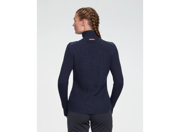 Dæhlie Half Zip Comfy 2.0 Wmn Navy blue, strikket genser 